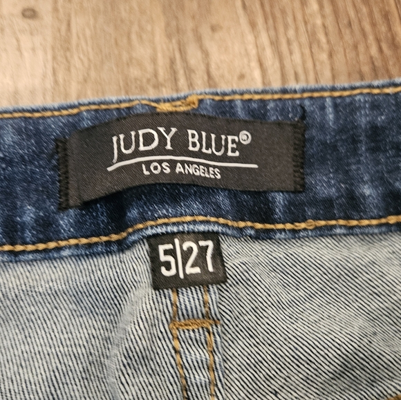 Judy Blue Women Size 5/27 Button Fly Mid Rise Skinny Fit Jeans JB8855DK-R - Picture 5 of 10